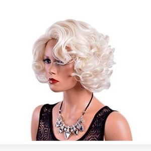 Gnimegil Platinum Blonde Wig- model KDNW406- New!